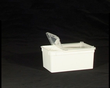 Transport Box weiss 19 x 13 x 8 cm / 1.3 l7,5 cm / 3 l