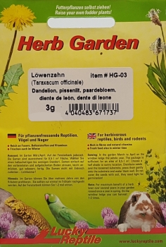 Lucky Reptile Herb Garden Samen Löwenzahn 3g