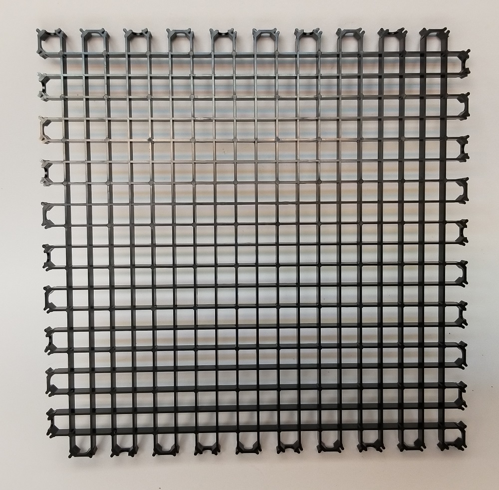 Kunststoff Gitter 30 x 30 cm schwarz 4 Stück 